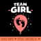 Team Girl Gender Reveal Grandma Mom Dad Cute Funny - Transparent PNG Clipart - Instant Access To Downloadable Files