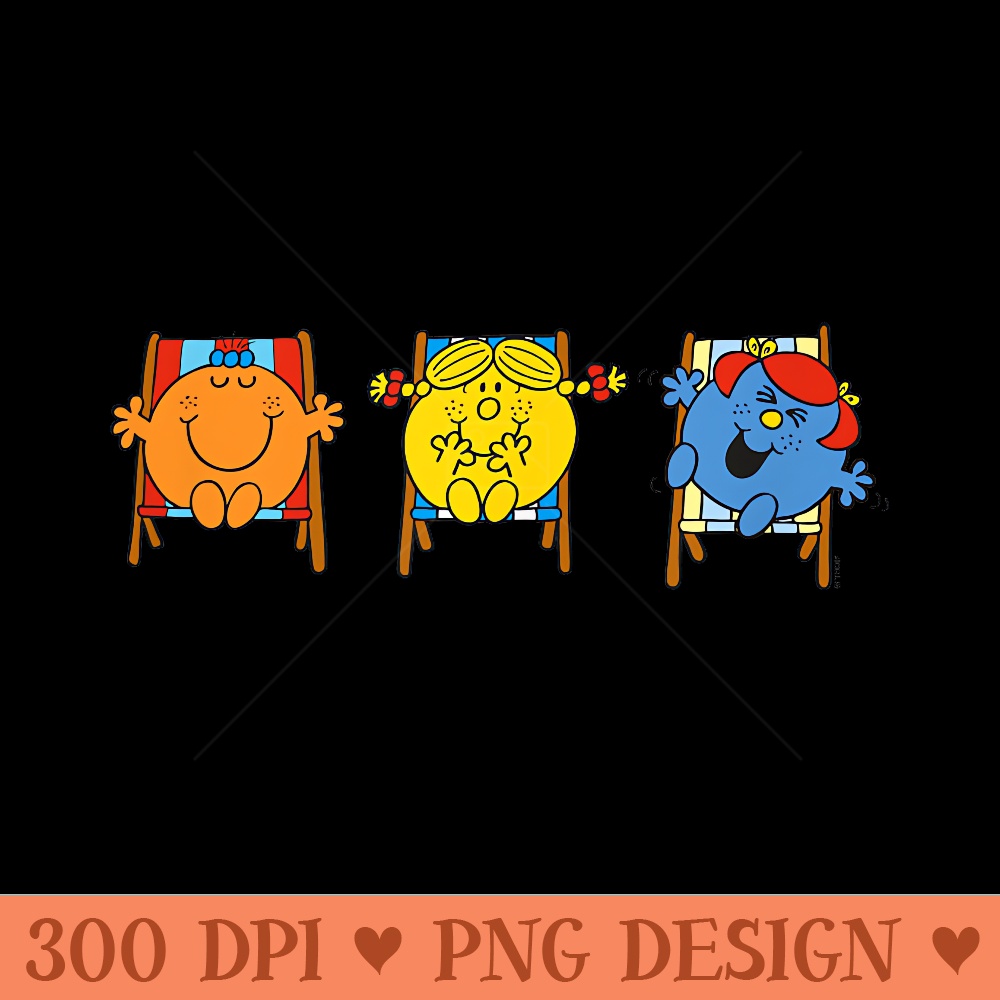 Mr. Men Little Miss Sunshine Summer Holiday Deckchairs 0990.jpg