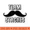 Baby Shower Gender Reveal Team Staches Team - PNG download - Perfect for Sublimation Art