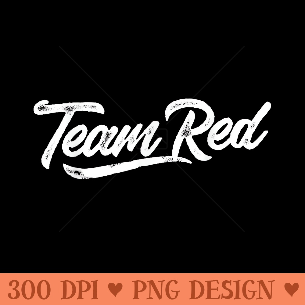 Team Red Sleepaway Camp Color War Summer Team Spirit - Sublimation PNG Designs - High Resolution And Print Ready Designs