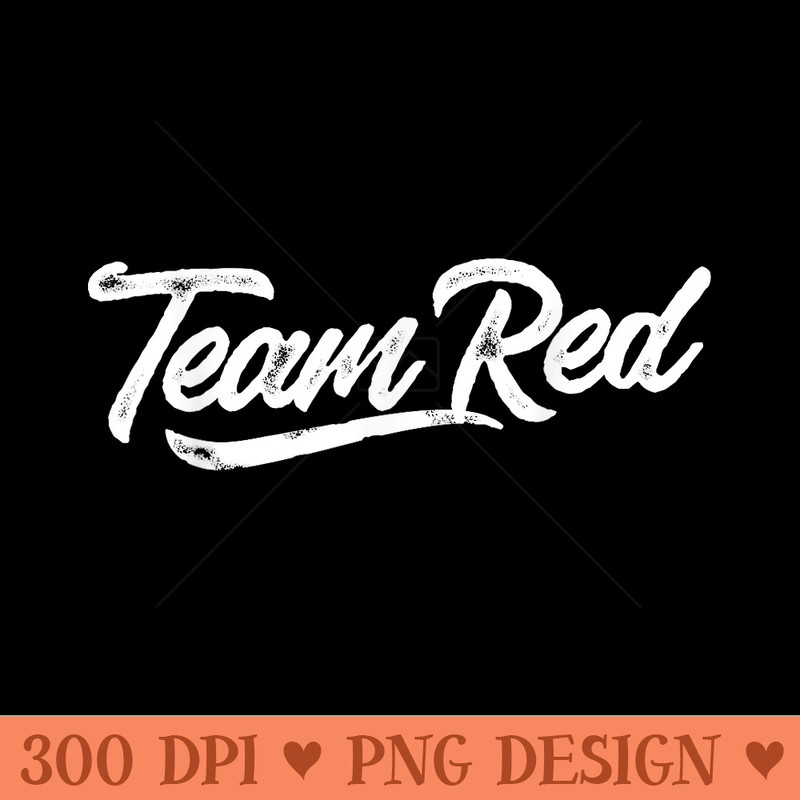 Team Red Sleepaway Camp Color War Summer Team Spirit - Sublimation PNG Designs - High Resolution And Print Ready Designs