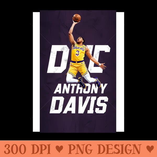 Anthony Davis Graphics Anthony davis - Vector PNG Clipart | Inspire Uplift
