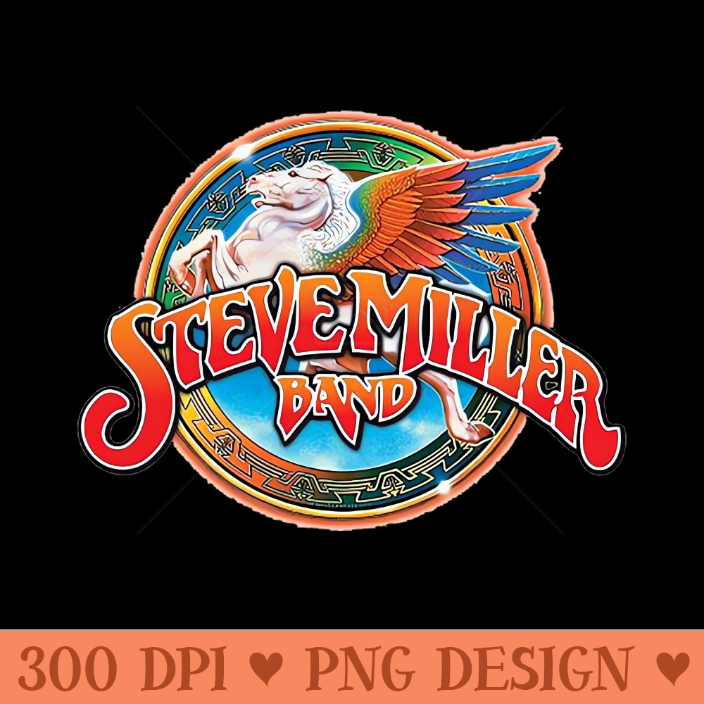 Steve Miller Band desain - PNG download - Create with Confidence