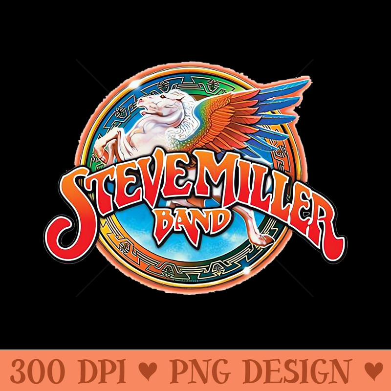 Steve Miller Band desain - PNG download - Create with Confidence