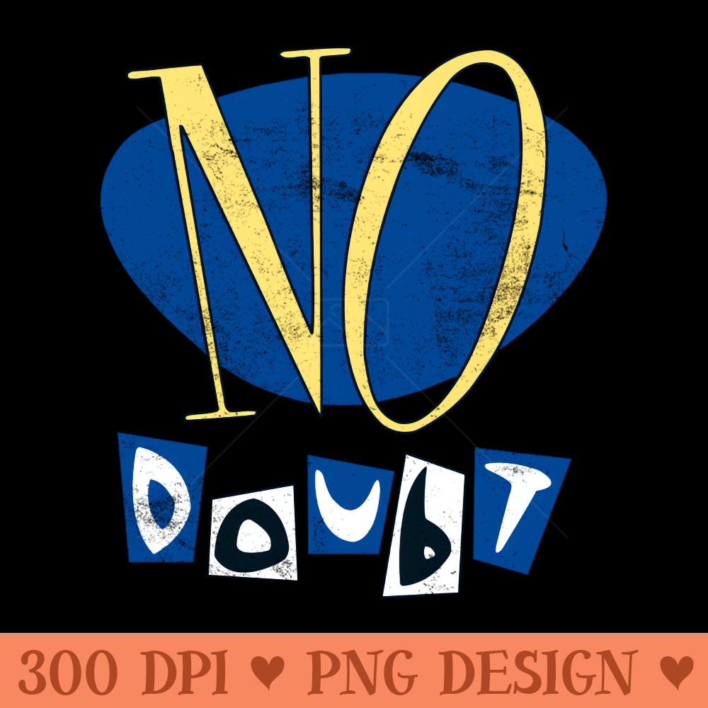 Vintage No Doubt - PNG graphics - Enhance Your Apparel