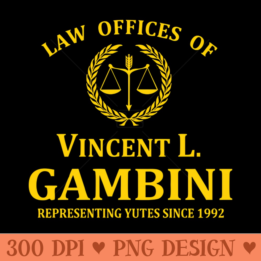 Law Offices Of Vincent L. Gambini - PNG download with transparent background - Perfect for Creative Projects