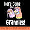 Here Come the Grannies - Clipart PNG - Stunning Sublimation Graphics