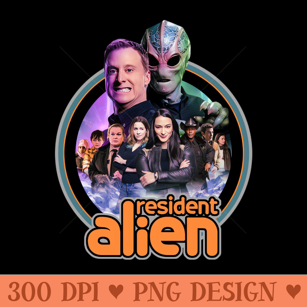 Resident Alien - Mug Sublimation PNG - Perfect for Sublimation Art