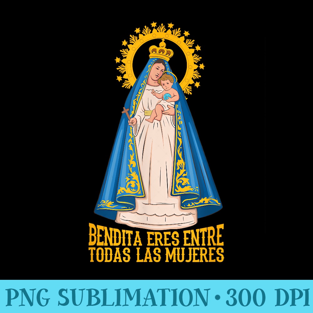 Virgen de la Caridad del Cobre. Bendita entre las mujeres. - PNG Download Graphic - High Resolution And Print-Ready Designs
