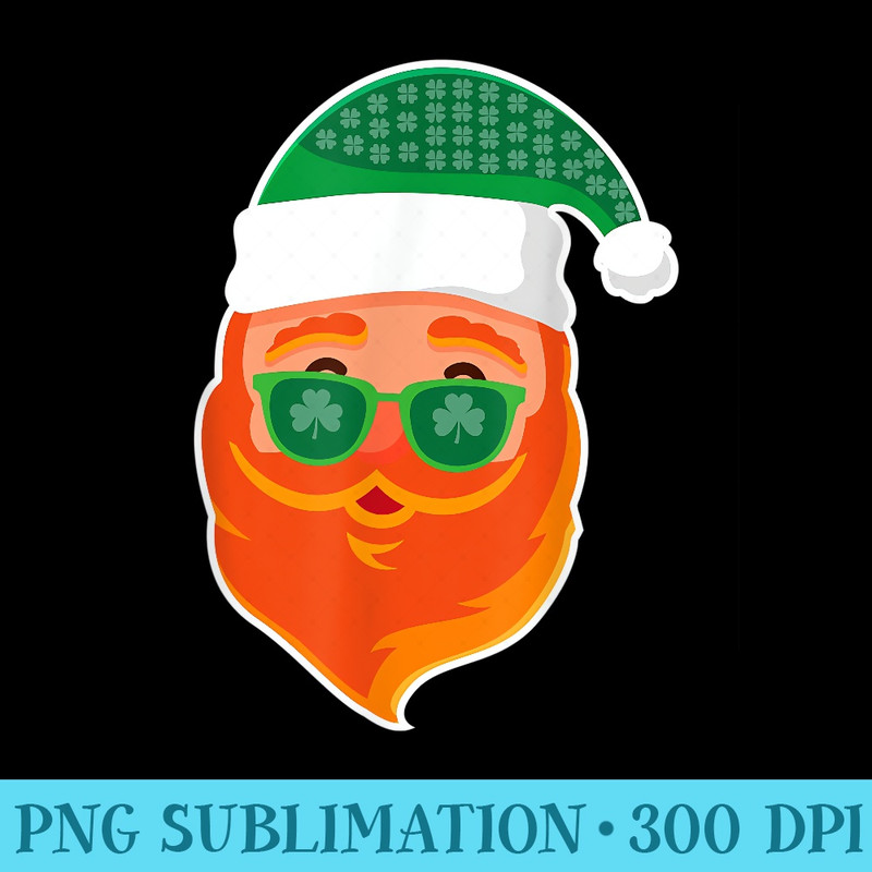 Irish Santa Claus Christmas St. Patricks Day Shamrock - PNG Download Source - Defying the Norms