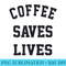 Womens Coffee Saves Lives Skimpy - Shirt Mockup Download - Transform Your Sublimation Creations