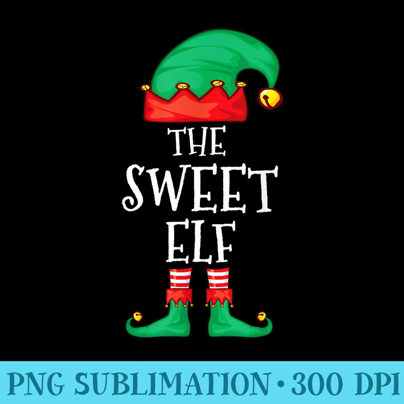 Funny Elf Family Christmas The Sweet Elf - PNG Image Library Download - Quick And Seamless Download Process