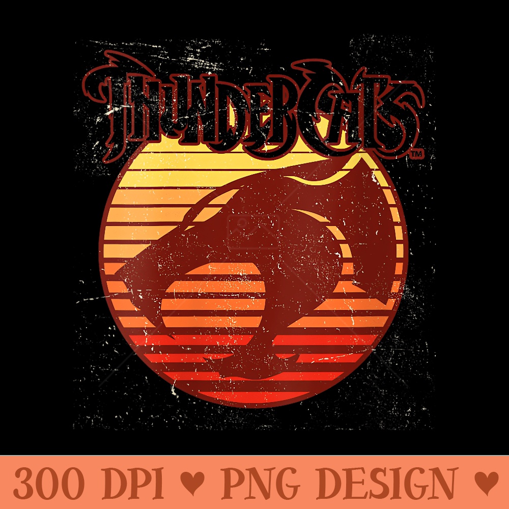 Womens ThunderCats Retro Logo Outline - Modern PNG designs - Transform Your Sublimation Creations