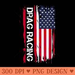 drag racing - digital png artwork