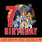 ThunderCats Happy 7th Birthday Premium - Exclusive PNG designs - Unique And Exclusive Designs
