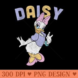 disney mickey and friends daisy duck simple portrait - png design downloads
