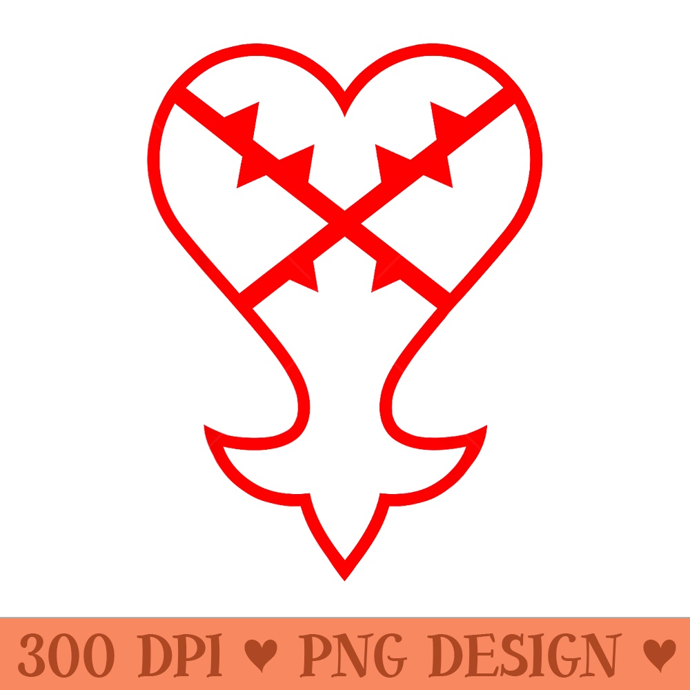 Disney Kingdom Hearts Heartless Symbol - PNG download - Eco Friendly And Sustainable