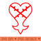 Disney Kingdom Hearts Heartless Symbol - PNG download - Eco Friendly And Sustainable