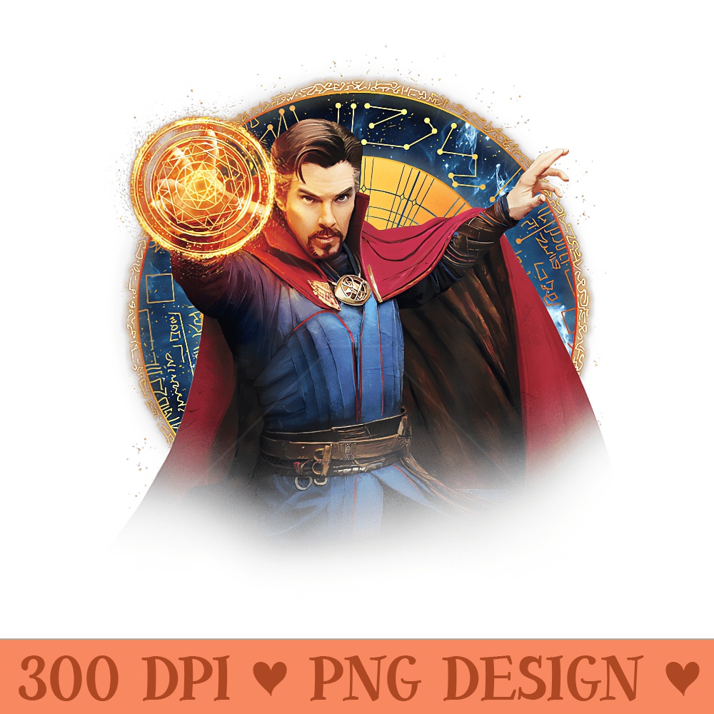 Marvel Doctor Strange In The Multiverse Of Madness Portrait - Digital PNG Artwork - Unique And Exclusive Designs
