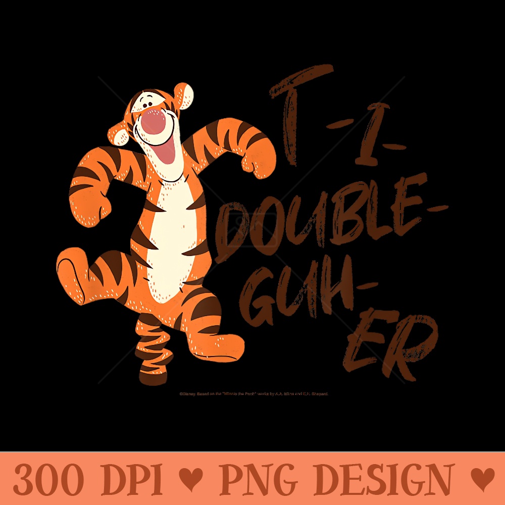 Disney Winnie The Pooh Lunar New Year Tigger Bounce - High Resolution PNG Designs - Perfect for Sublimation Art