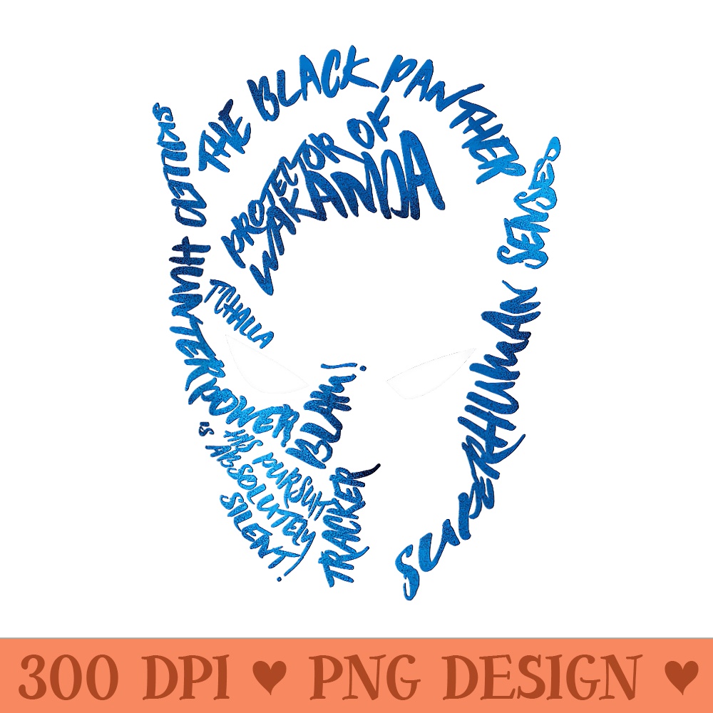 Marvel Black Panther Silhouette Mask T - High Resolution PNG download - Bold & Eye Catching