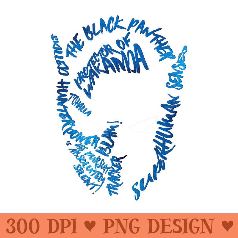 Marvel Black Panther Silhouette Mask T - High Resolution PNG download - Bold & Eye Catching