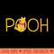 Disney Winnie the Pooh Classic Lettering - Digital PNG Artwork - Enhance Your Apparel