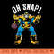 Marvel Thanos Space Oh Snap Retro Comic Style T - PNG graphics - Bring Your Designs to Life