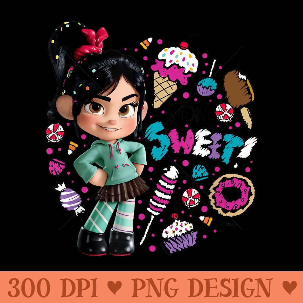 Wreck It Ralph Von Sweet - Printable PNG Graphics - Create with Confidence
