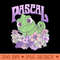 Disney Tangled Cute Pascal Floral Pastel Big Chest Portrait - PNG download - Transform Your Sublimation Creations