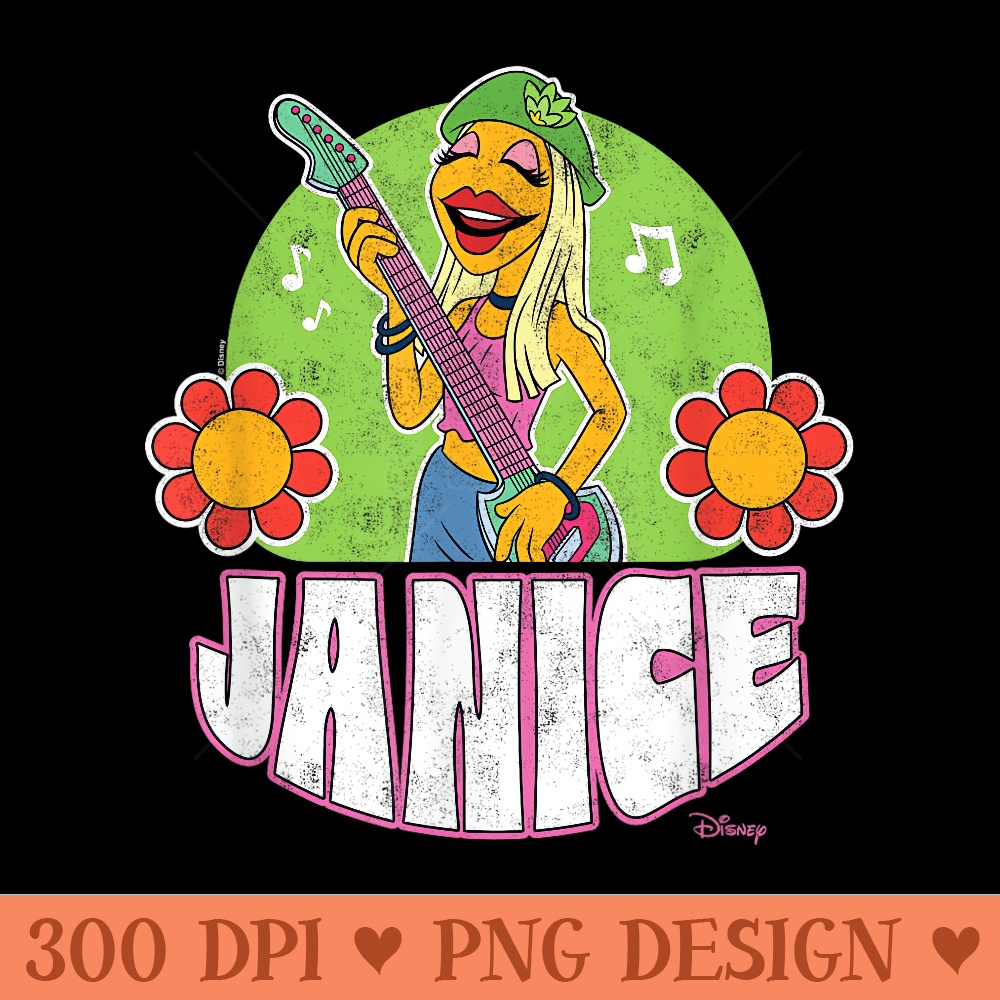 The Muppets Electric Mayhem Janice - PNG clipart download - Transform Your Sublimation Creations