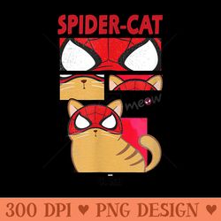 marvel spiderman miles morales spidercat comic panels - transparent png download