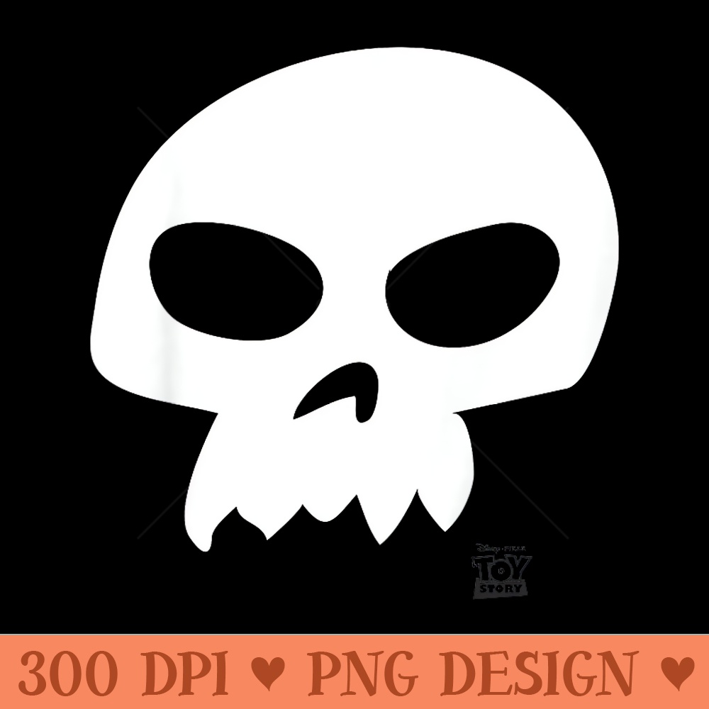 Disney Pixar Toy Story Sid Skull Logo Youth Toddler Sid - Vector PNG download - Versatile And Customizable Designs