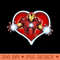 Marvel Iron Man Heart Blaster Glow Valentine Graphic T - PNG design downloads - Easy To Print And User Friendly Designs