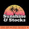 Stock Market  Sunshine and Stocks - Beautiful PNG download - Perfect for Sublimation Mastery
