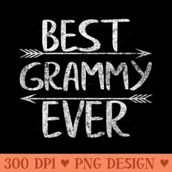 womens cute mothers day funny grandma best grammy ever - unique sublimation png download
