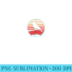 bluebird retro vintage 80s style birding - high quality png files