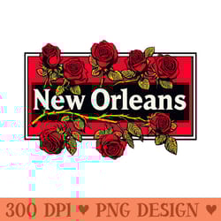 new orleans roses - digital png downloads