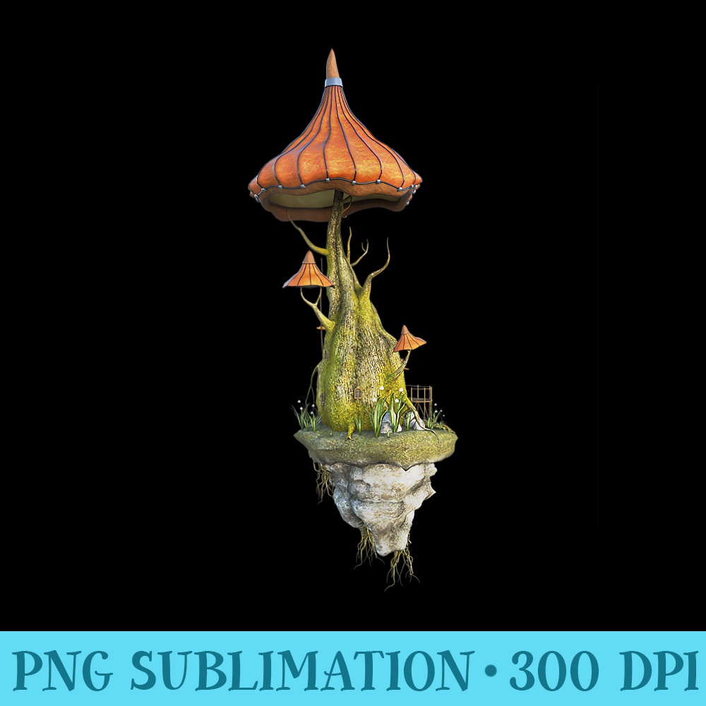 goblincore aesthetic cute fairy mushroom gifts - Sublimation templates PNG - Unlock Vibrant Sublimation Designs