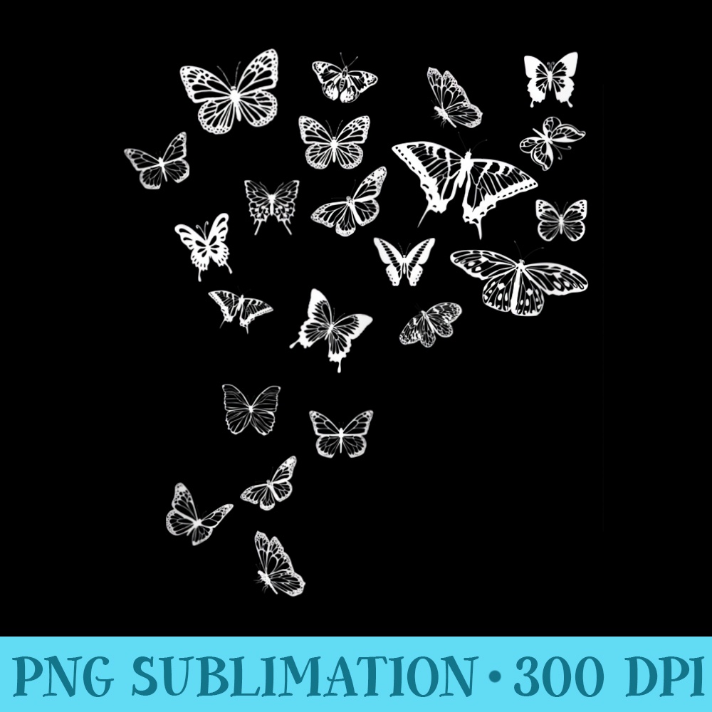 Butterfly Cottagecore Dark Academia Goblincore Aesthetic - PNG Download Clipart - Lifetime Access To Purchased Files