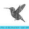 Hummingbird Distressed Print Vintage Hummingbird - PNG Download Website - High Resolution And Print-Ready Designs