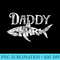 Daddy Shark T Fathers Day Family Matching Dad - PNG Download Icon - Stunning Sublimation Graphics