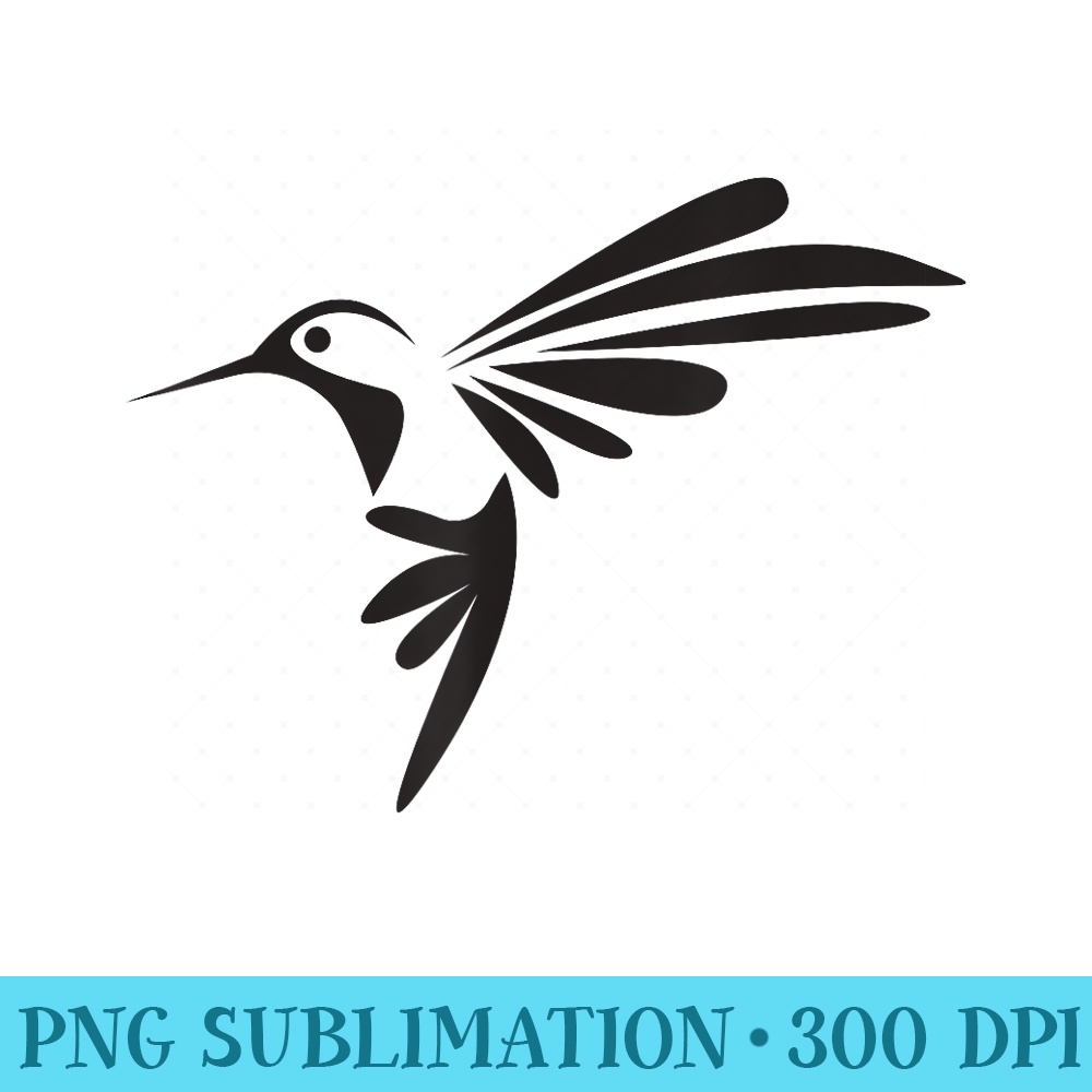 Hummingbird Distressed Print Vintage Hummingbird - PNG file download - Easy-To-Print And User-Friendly Designs