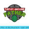 Turtley Awesome Father Awesome Fathers Day - Shirt Graphic Resources - Create with Confidence