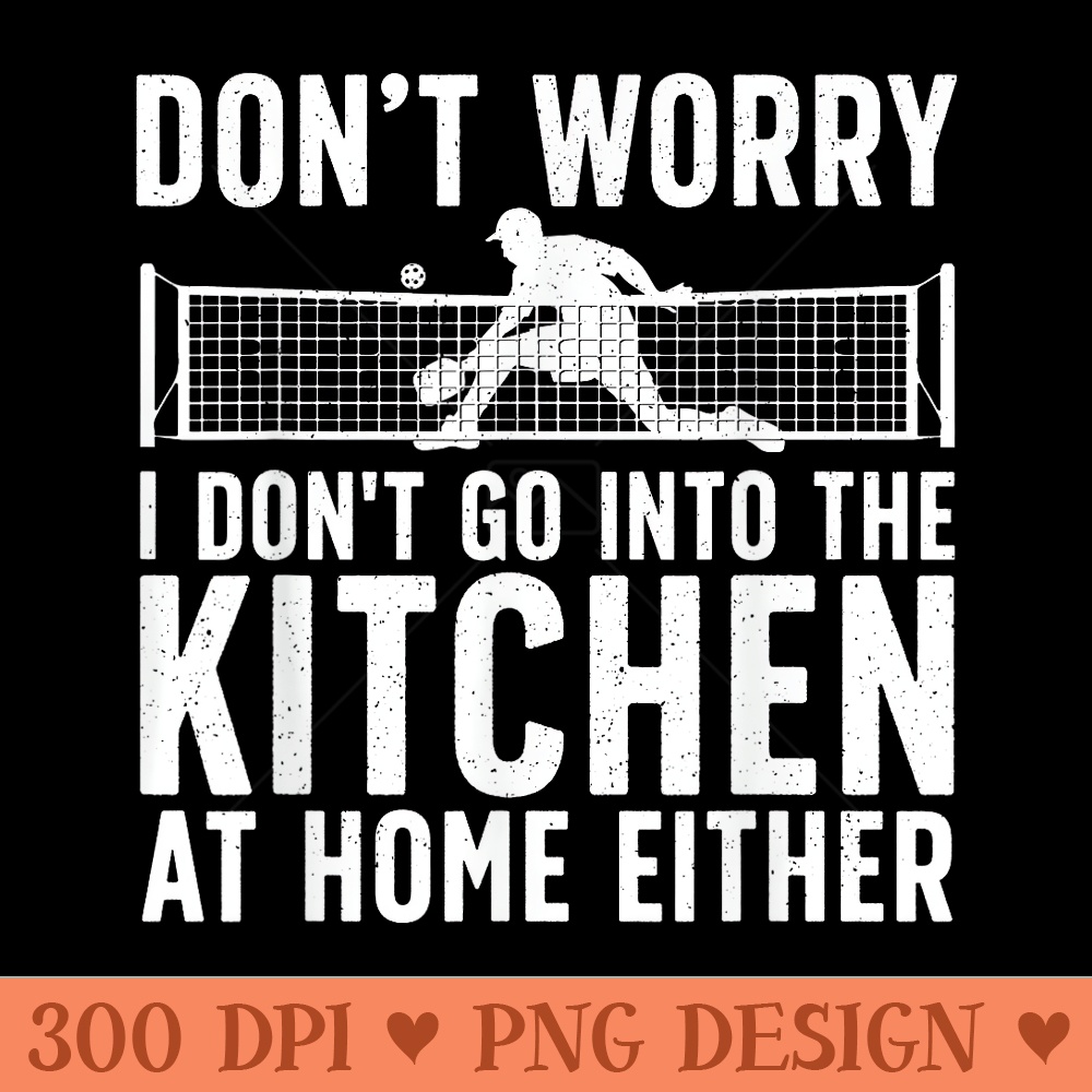 Cool Pickleball Art For Kitchen Pickle Ball Player - Printable PNG Graphics - High Resolution And Print Ready Designs
