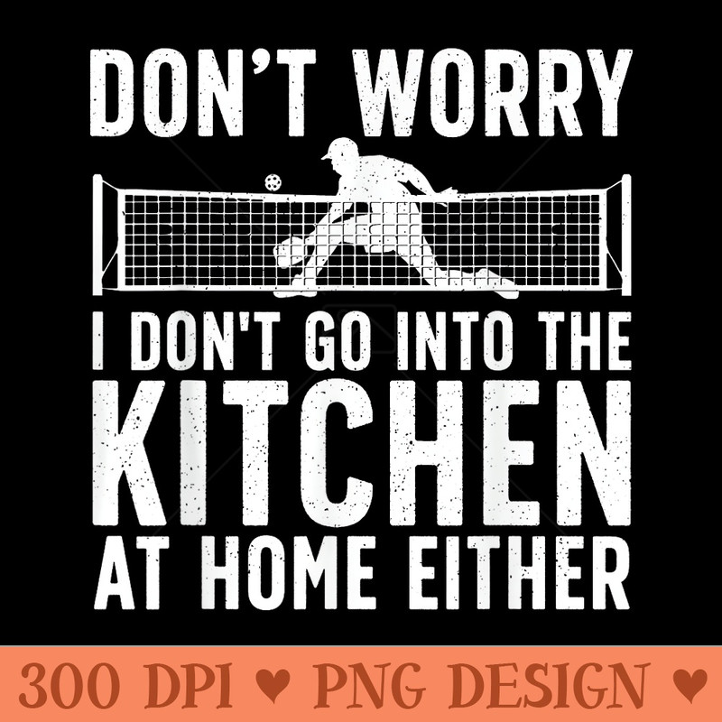 Cool Pickleball Art For Kitchen Pickle Ball Player - Printable PNG Graphics - High Resolution And Print Ready Designs