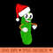 Christmas Santa Pickle Pickle Lovers Pajama - PNG Clipart - Versatile And Customizable Designs