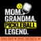 Mom Grandma Pickleball Legend Player Funny Pickle Ball - Transparent PNG Clipart - Instant Access To Downloadable Files