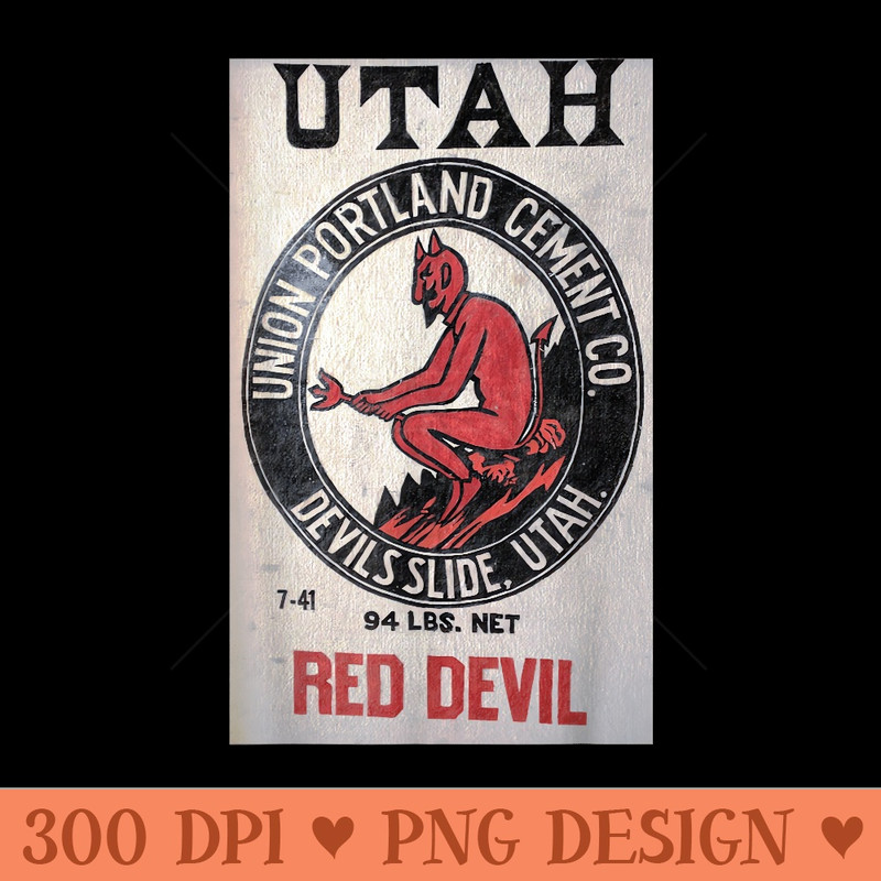 Devils Slide Utah Cement Plant - Vector PNG download - Perfect for Sublimation Art