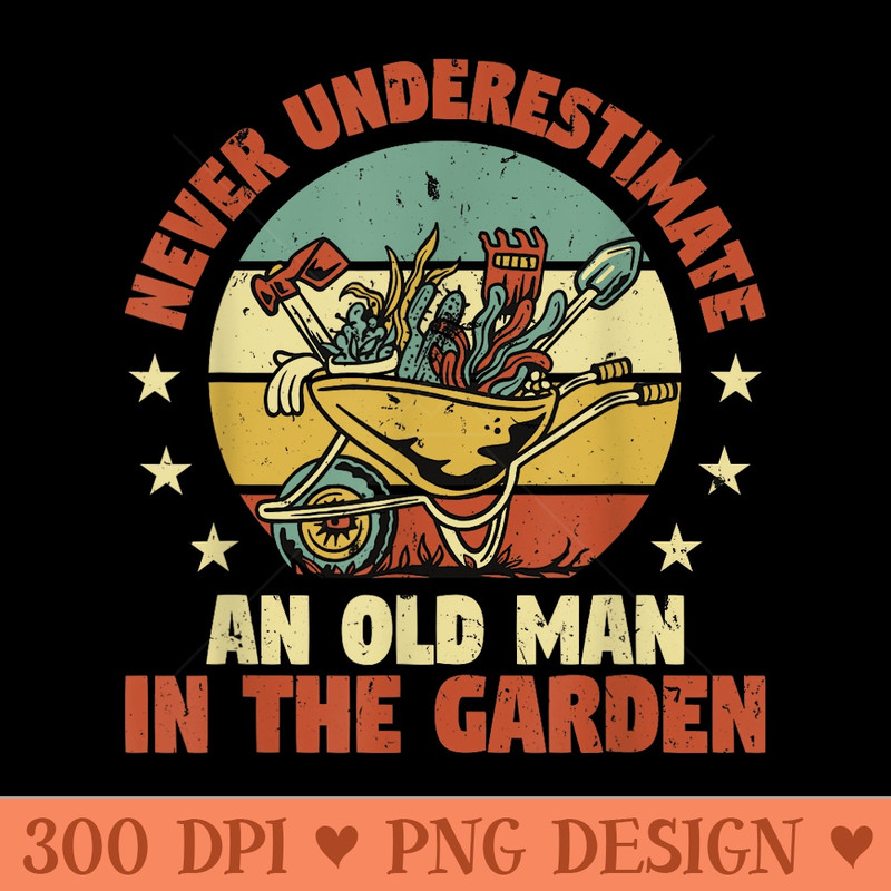 Gardener Funny Gardening An Old Man In The Garden Plant - PNG clipart download - Perfect for Creative Projects